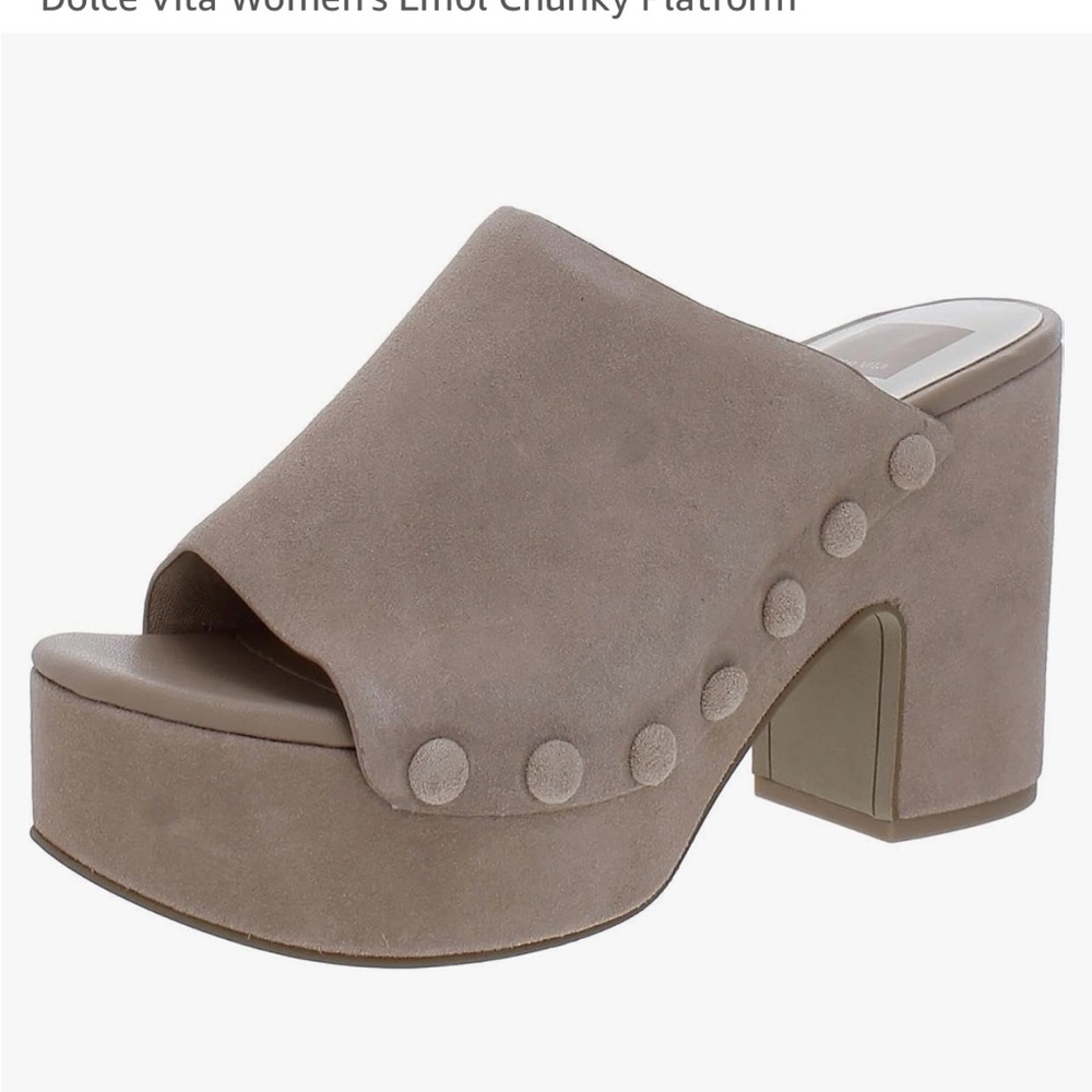 NWOT Dolce Vita Women's Elliot Chunky Platform Sandals - Taupe
